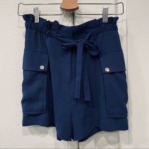 H&M silky shorts- dark blue